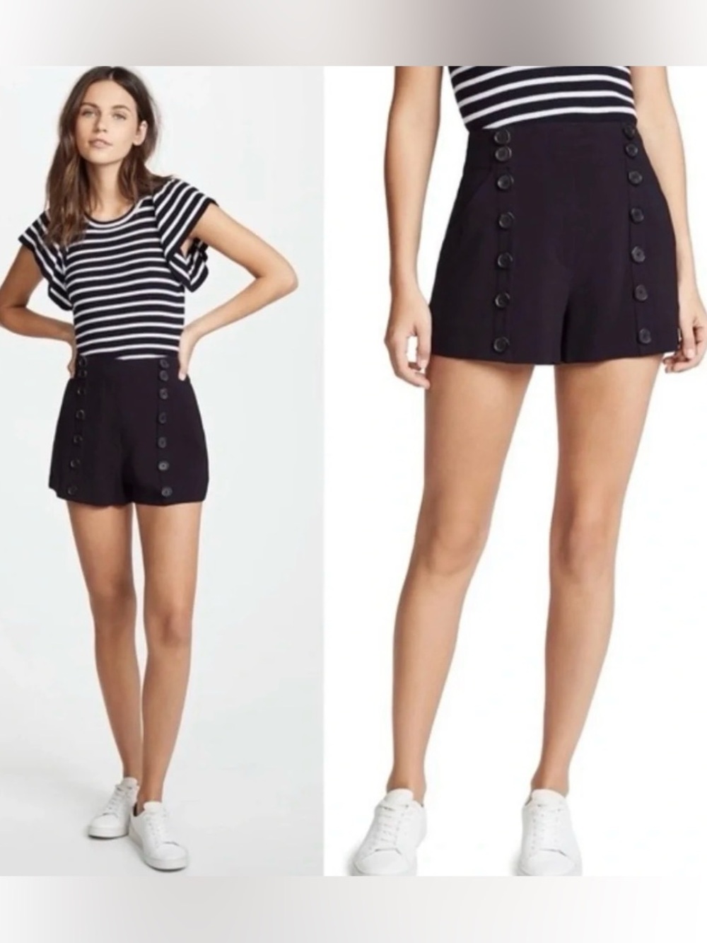 A.L.C. Isaac Sailor Shorts SZ 0